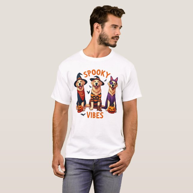 Spooky Paws Unisex T-Shirt (Vorne ganz)