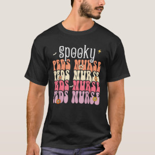 Spooky Peds NurHalloween Kostüm Retro Pediatri T-Shirt