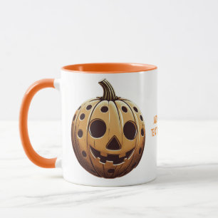 Spooky Pickleball Pumpkin Pickleballer Halloween Tasse