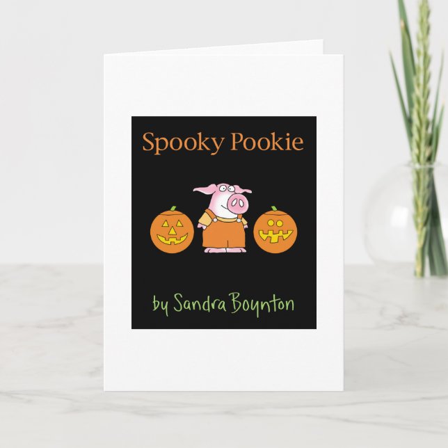 SPOOKY POOKIE von Sandra Boynton Card Karte (Vorderseite)