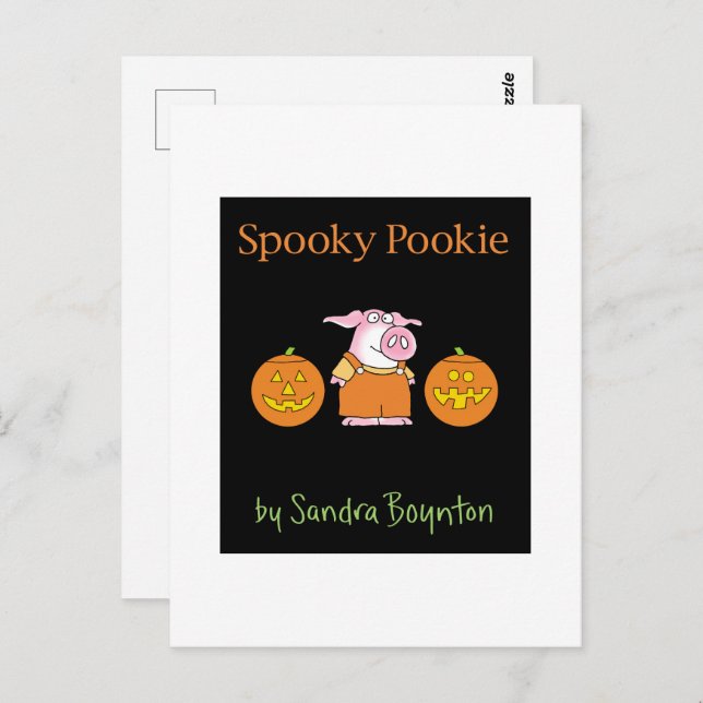 SPOOKY POOKIE von Sandra Boynton Postcard Postkarte (Vorne/Hinten)