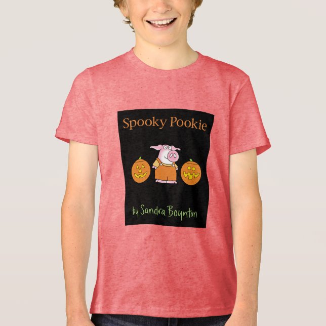 SPOOKY POOKIE von Sandra Boynton Tri-Blend Shirt (Vorderseite)