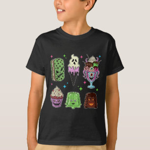 Spooky Popsice Ice Cream Summer Party Halloween S T-Shirt
