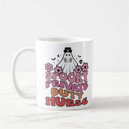 Spooky Private Duty Nurses Women and Ehefrau Nurse Kaffeetasse