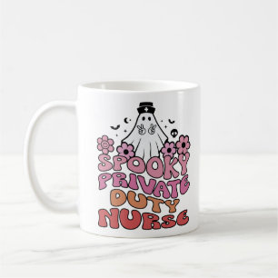 Spooky Private Duty Nurses Women and Ehefrau Nurse Kaffeetasse