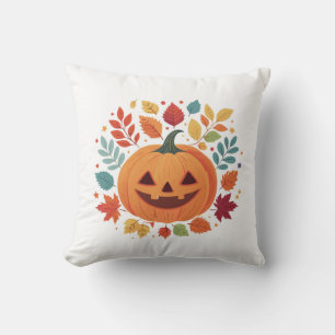 Spooky Pumpkin Cushion Kissen
