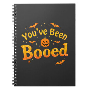 Spooky Pumpkin Halloween wurde dir gebootet Notizblock