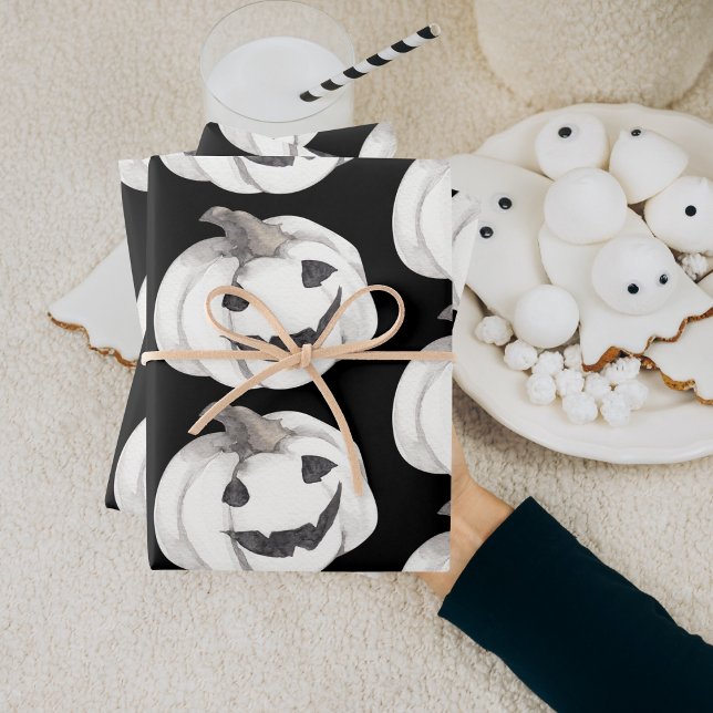 Spooky Pumpkin Pattern | Frohe Halloween Geschenkpapier Set (Von Creator hochgeladen)