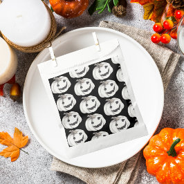 Spooky Pumpkin Pattern | Frohe Halloween Geschenktütchen