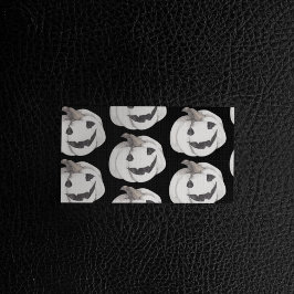 Spooky Pumpkin Pattern | Frohe Halloween Visitenkarte