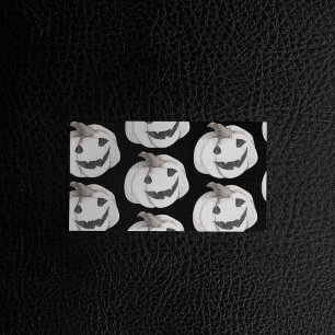 Spooky Pumpkin Pattern   Frohe Halloween Visitenkarte