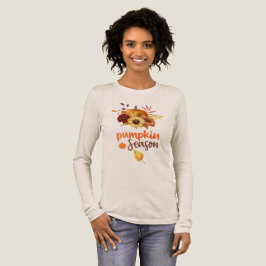 Spooky Pumpkin Season | Cute Fall & Halloween  Tri-Blend Shirt
