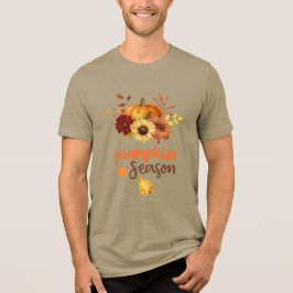 Spooky Pumpkin Season | Halloween Vibes T-Shirt Tri-Blend Shirt