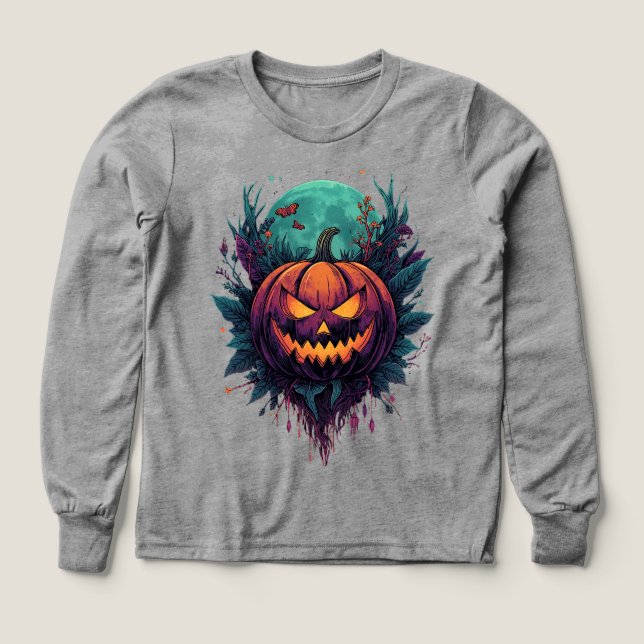 Spooky Pumpkin unter Vollmond (Design Vorderseite)