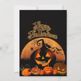 Spooky Pumpkins | Frohe Halloween Feiertagskarte