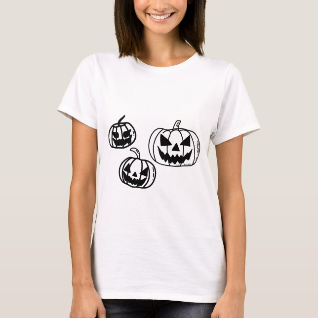 Spooky Pumpkins T-Shirt (Vorderseite)