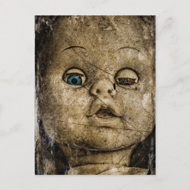Spooky Puppe. Postkarte (Vorderseite)
