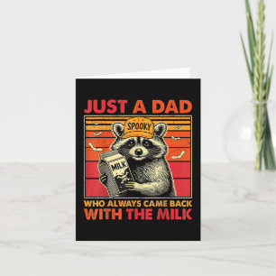 Spooky Racoon nur ein Vater, der immer wieder mit Karte