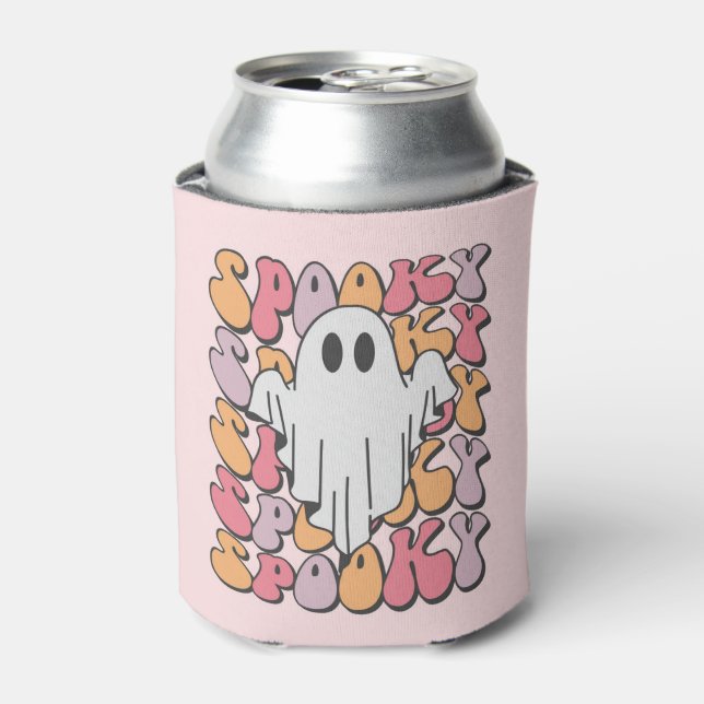 Spooky Retro Ghost Dosenkühler (Kanne Vorderseite)