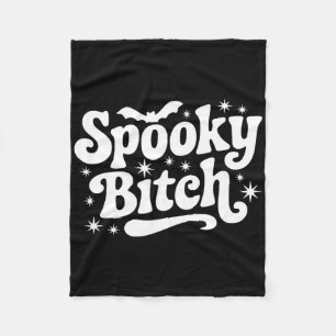 Spooky Retro Halloween Hexenko Zitat Sprichwort Ts Fleecedecke