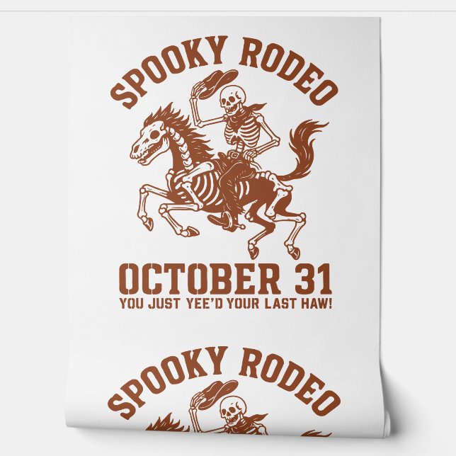 Spooky Rodeo Halloween 31. Oktober Tapete (Abrollen)