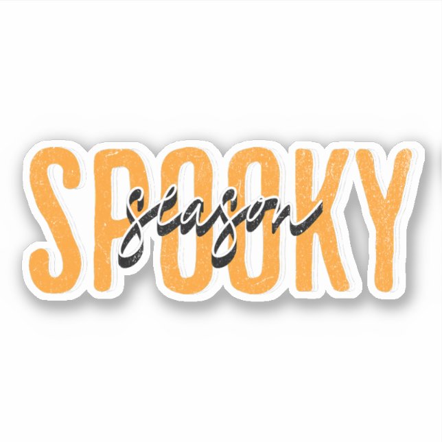 Spooky-Saison Aufkleber (Vorderseite)