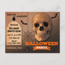 Spooky Schädel, Fledermäuse und Spirit Halloween