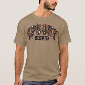 Spooky School Mittagessen Lady Era Halloween Herbs T-Shirt