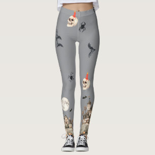 Spooky, schwache Halloween-Leggings Leggings