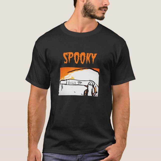 Spooky Schwangerschaft Halloween. Schwangerschaft  T-Shirt (Vorderseite)