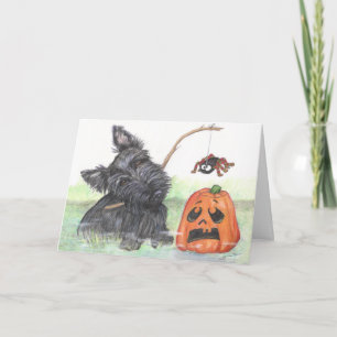 Spooky Scottie Holliday Card Karte