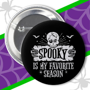 Spooky Season Beängstigend Skeleton Fledermäuse Ha Button