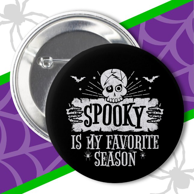 Spooky Season Beängstigend Skeleton Fledermäuse Ha Button (Von Creator hochgeladen)
