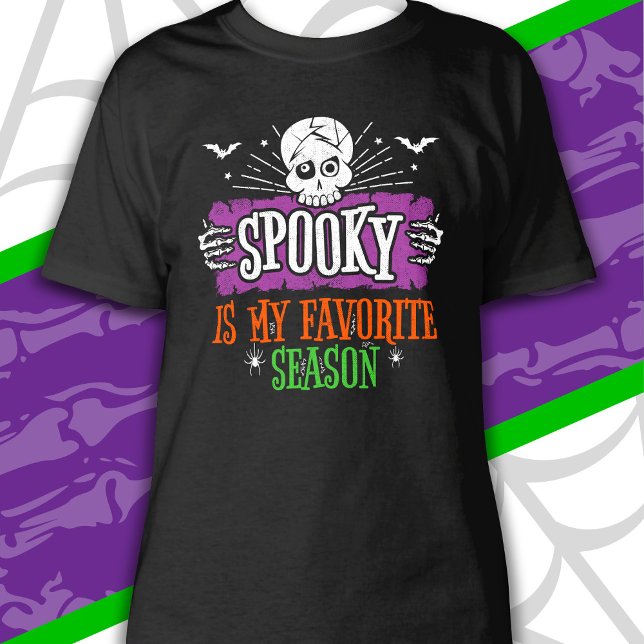 Spooky Season Beängstigend Skeleton Fledermäuse Ha T-Shirt (Von Creator hochgeladen)