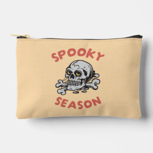 Spooky Season Beängstigend Skull Halloween Zubehörtasche