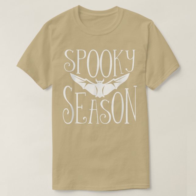 Spooky Season - Beängstigendes Bat Lover Sky Kitte T-Shirt (Design vorne)