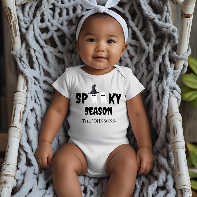 Spooky Season - erstes Halloween-Outfit Baby Strampler (Von Creator hochgeladen)