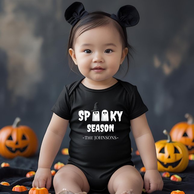 Spooky Season - erstes Halloween-Outfit Baby Strampler (Von Creator hochgeladen)