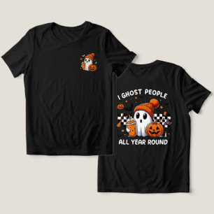 Spooky Season Fall Outfit - Niedliches Ghost Hallo Tri-Blend Shirt