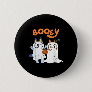Spooky Season Funny Ghost Booey Halloween für Männ Button