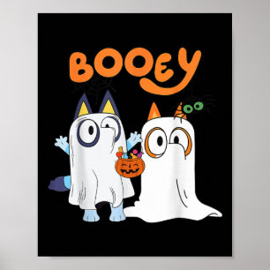 Spooky Season Funny Ghost Booey Halloween für Männ Poster
