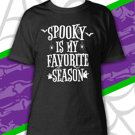 Spooky Season Gespenster Fledermäuse Spiders Happy T-Shirt