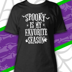 Spooky Season Gespenster Fledermäuse Spiders Happy T-Shirt