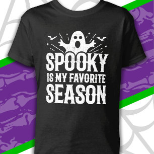 Spooky Season Ghost Bats Beängstigend Happy Hallow T-Shirt