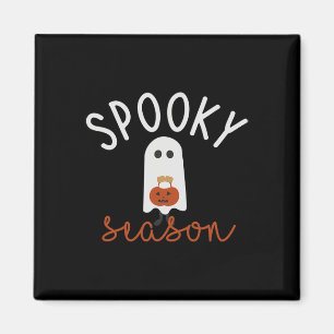 Spooky Season Ghost Spaß Niedlich Halloween Kostüm Magnet