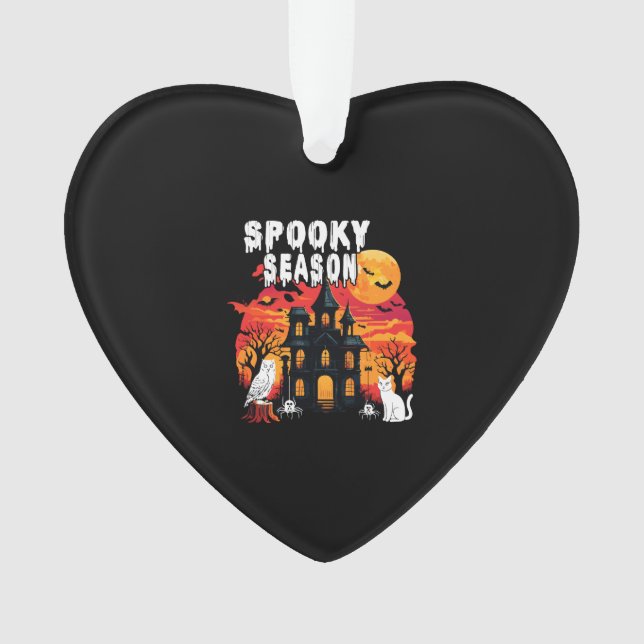 Spooky Season Halloween (2) Ornament (Vorderseite)