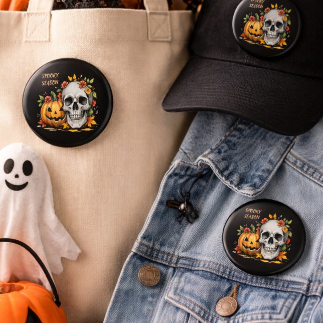 Spooky Season Halloween Button (Von Creator hochgeladen)