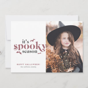 Spooky Season Halloween Foto Cards Karte