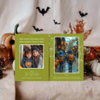 Spooky Season Halloween Fotokarte