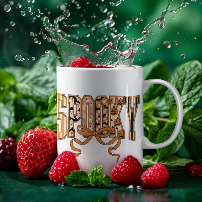 Spooky Season Halloween Ghosts Pumpkin Design Kaffeetasse (Von Creator hochgeladen)